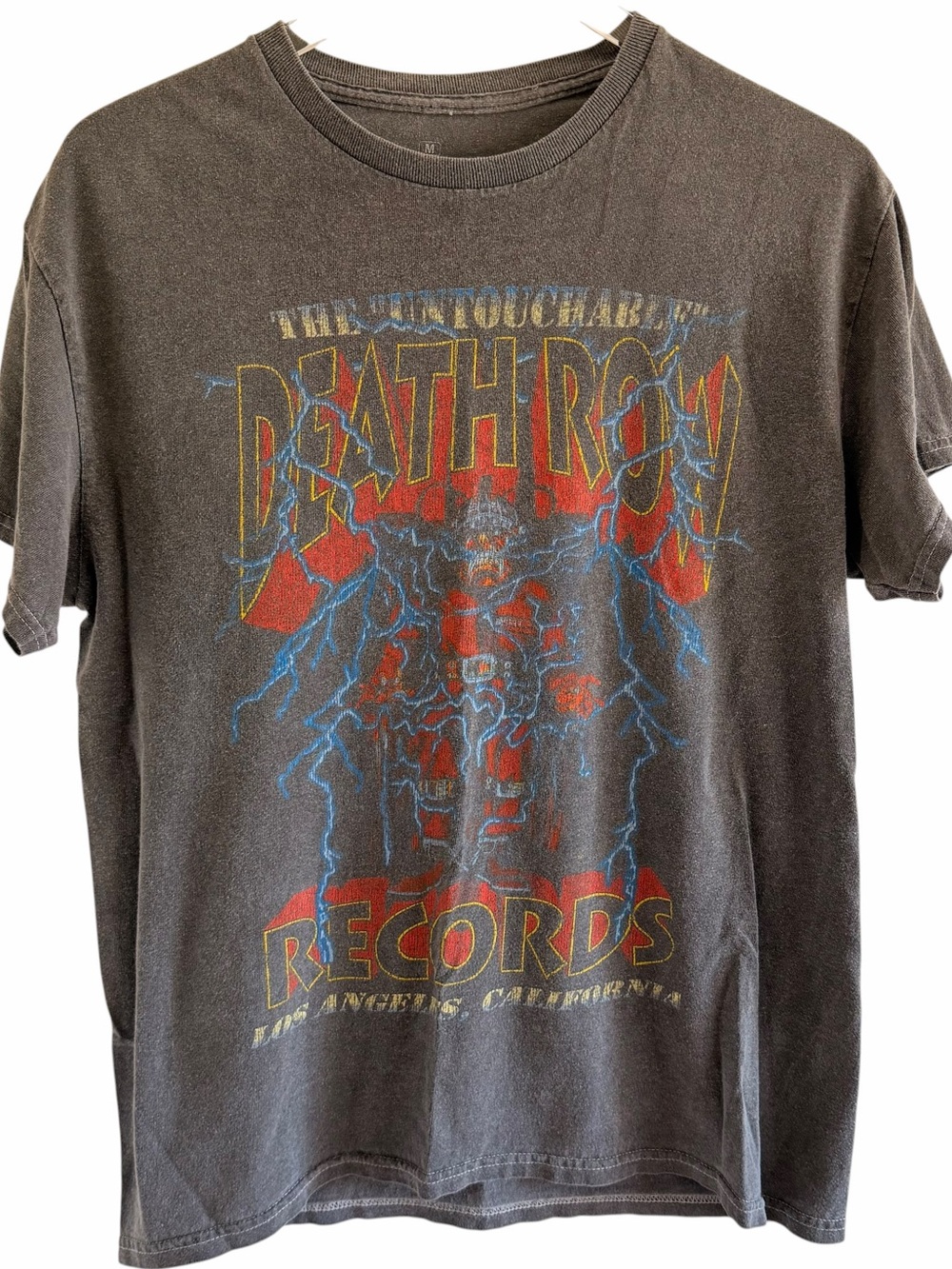 The Untouchable Death Row Records Graphic Short Sleeve Hip Hop Shirt